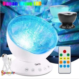 Ocean Wave LED Projector/Sound Machine with Remote